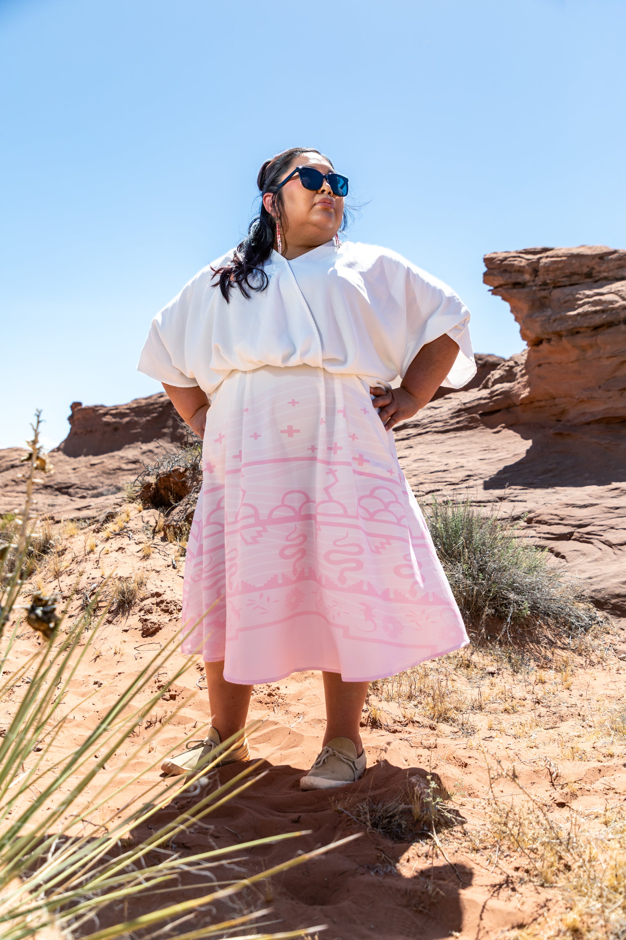 Baby Pink Tsuwisnöm Prayer Skirt